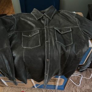 Amazing leather coat Nee with Tag